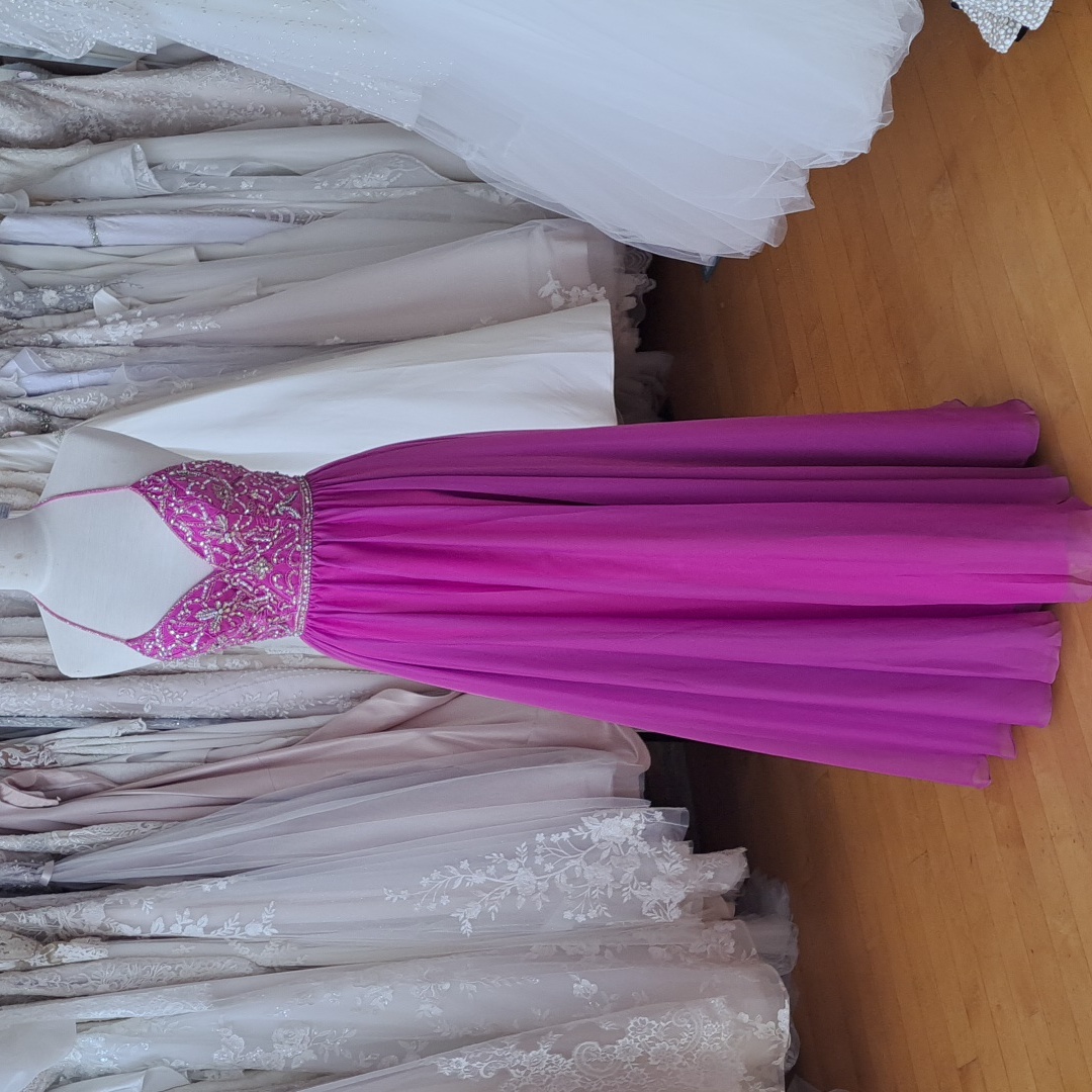 Bright Magenta Prom Formal